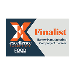 Food Manufacture Excellence Awards 2021 finalist logo, Bakery Manufacturing Company of the Year