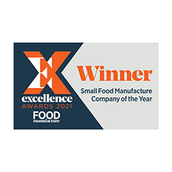 Food Manufacture Excellence Awards 2021 winner logo, Small Food Manufacture Company of the Year