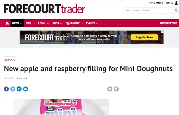 Picture from the story: Doughnuts in the News