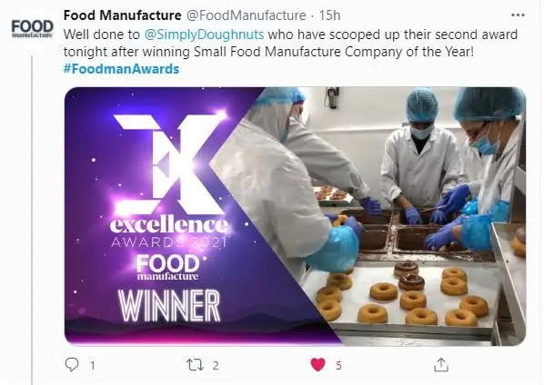 Picture from the story: Two More Awards for Simply Doughnuts