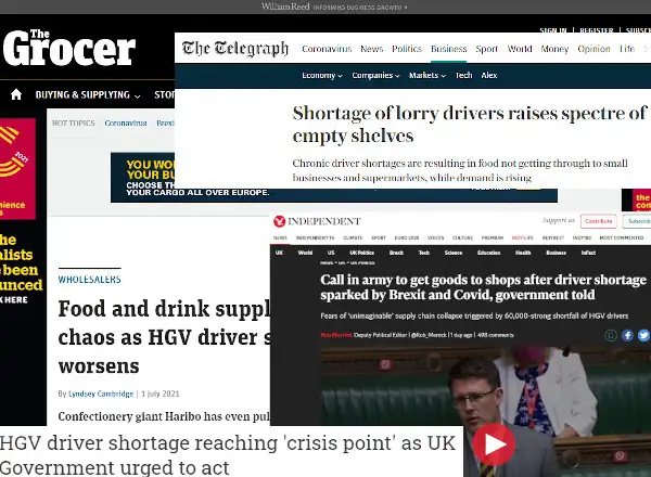 Picture from the story: UK Driver Shortages and the Benefits of Long-Life Products