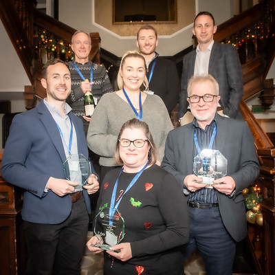 Mike Wilson with other award winners