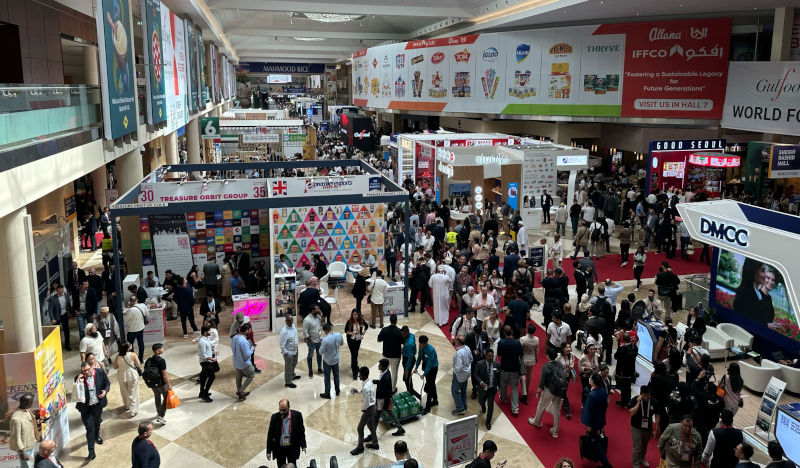 Visitors at Gulfood 2025